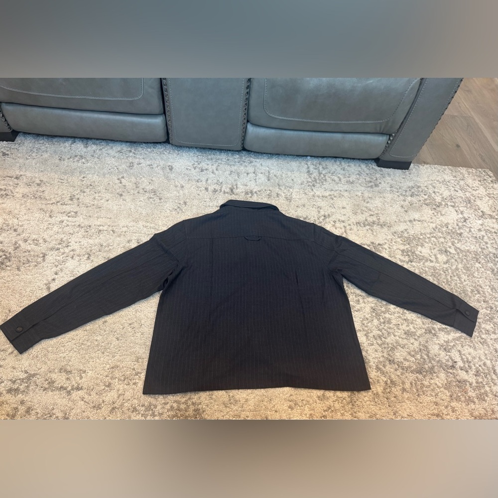 I Love Ugly Pinstripe Overshirt / Jacket – Men’s Large - Picture 4 of 8